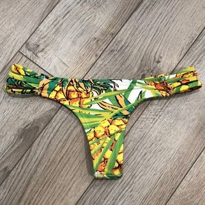 Midori Bikinis Pineapple Print bikini bottom